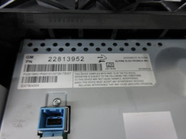CHEVROLET VOLT 2011-2013-2014-2013-2015 OEM RADIO NAVIGATION 7 SCREEN FACE PLATE
