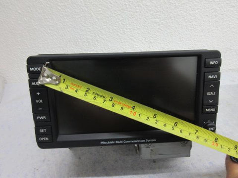 MITSUBISHI LANCER OUTLANDER 2009-2010 OEM NAVIGATION RADIO 7 ¨ SCREEN 8750A183