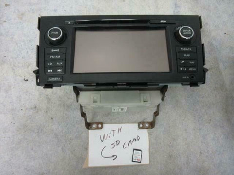 NISSAN ALTIMA SDN 2013 OEM RADIO 7 ¨ SCREEN NAVIGATION GPS SD INCLUDE 259153TM1A