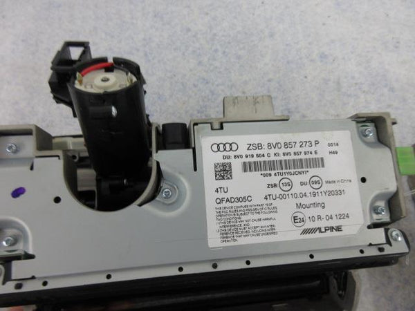 AUDI A3 2015-2019 OEM RADIO SCREEN BV0857273P NAVIGATION MULTIMEDIA BV1035652D