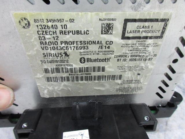 MINI COOPER 2011-2012-2013-2014-2016 OEM RADIO RECEIVER SCREEN 6512 3456997-02