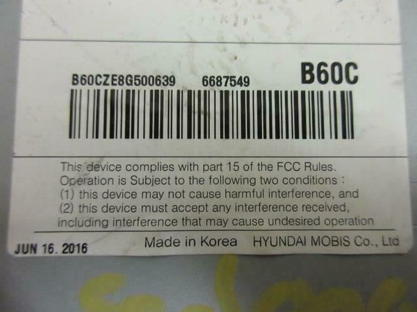 KIA SEDONA 2017-2018 OEM RADIO SCREEN APPS XM SATELLITE 96160-A9600WAC