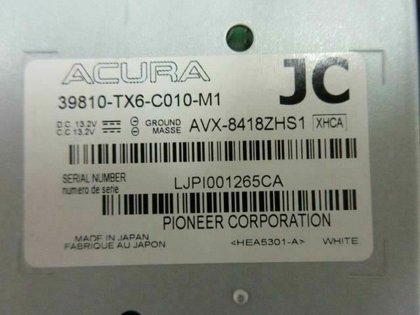 ACURA ILX 2013-2014-2015 OEM RADIO NAVIGATION SCREEN 39540-TX6-C110-M1