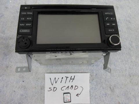 NISSAN JUKE NISMO 2015-2016 OEM RADIO CAMERA SCREEN 5.5 NAVIGATION SD 259153PT1A