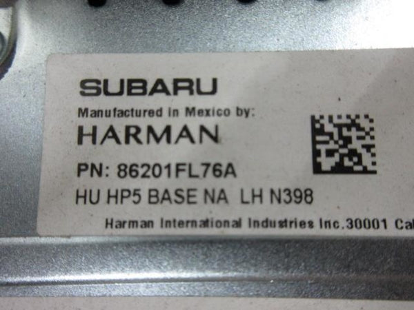 SUBARU IMPREZA 2017-2018-2019 OEM RADIO RECEIVER SCREEN 6.5 ¨ APPS 86201FL76A