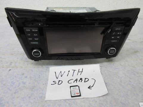 NISSAN ROGUE 2015-2016 OEM RADIO SATELLITE SD SCREEN 7 ¨ NAVIGATION # 259159TB3A