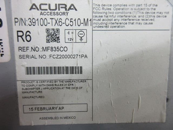 ACURA ILX PREMIUM 2016-2017-2018 OEM RADIO SCREEN 7 ¨ APPS  39100-TX6-C510-M1