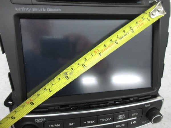 KIA SORENTO 2014-2015 OEM RADIO SCREEN 8 ¨ NAVIGATION INFINITY SD 96560-1UBA3VA