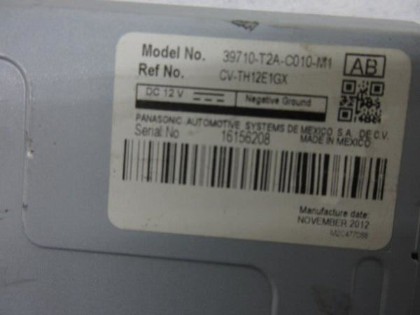 HONDA ACCORD COUPE 2013 OEM RADIO RECEIVER SCREEN NAVIGATION 39101-T2A-A810-M1