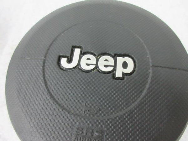 JEEP WRANGLER TJ YJ  BLACK COLOR AIRBAG DRIVER LEFT STEERING WHEEL WITH 2 PLUGS