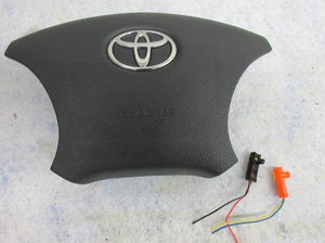 TOYOTA 4RUNNER 2005-2007-2006-2009-2008-2009 BLACK Airbag steering wheel DRIVER