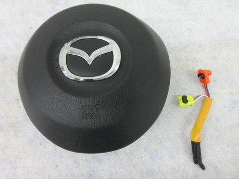 MAZDA 6 MAZDA6 2014-2015-2016 OEM Airbag steering wheel left DRIVER LOGO 100 %