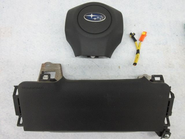 SUBARU WRX STI 2015-2020-2021 steering wheel driver OEM LEFT AIRBAG KNEE AIRBAG