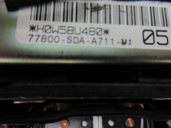 HONDA ACCORD 4 CYL  O 3 - O 7 ALREADY RECALLED BLACK Airbag steering wheel LEFT