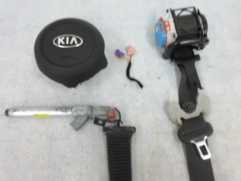KIA SELTOS 2021-2022-2023-2024-2025 LEFT driver steering wheel airbag SET BELT