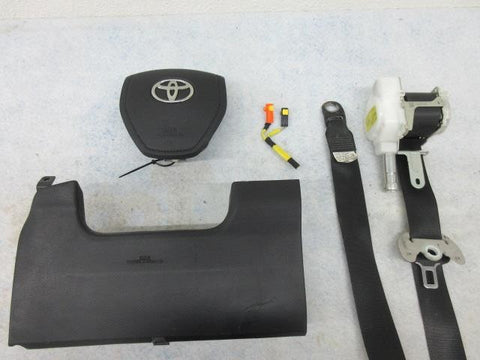 TOYOTA COROLLA 2014-2018 OEM Airbag STEERING WHEEL LH SEAT BELT BLACK LEFT knee