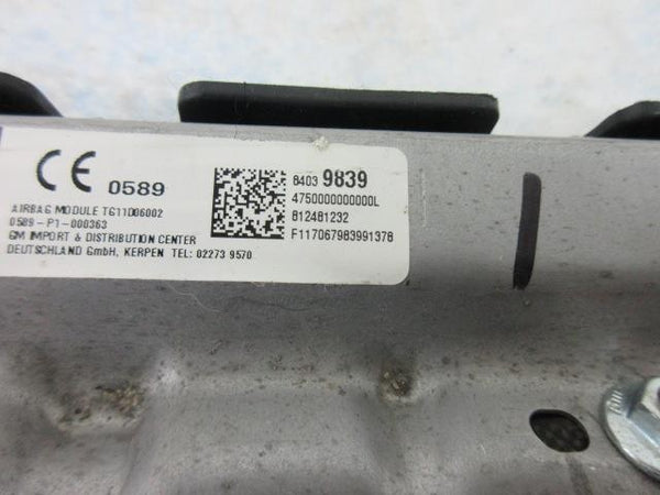 CHEVROLET BOLT EV 2017-2018-2019-2020-2021 KNEE AIRBAG STEERING WHEEL LEFT  BELT