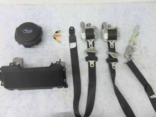 SUBARU Forester 2017-2018 LEFT Airbag steering wheel KNEE DRIVER 2 X SEAT BELT