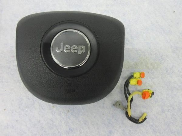 JEEP GRAND CHEROKEE 2019-2020-2021OEM DRIVER STEERING WHEEL AIRBAG BLACK LEFT L