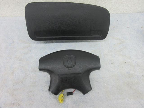 ACURA MDX O 1 - O 2  OEM BLACK LEFT DRIVER STEERING WHEEL DASH PASSENGER AIRBAG