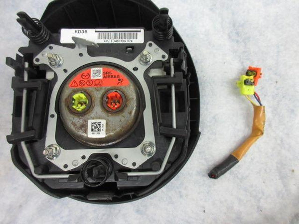 MAZDA 3  MAZDA3 2014-2015-2016 CHROME LOGO 100% Airbag Steering wheel LEFT BELT