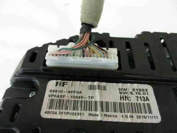 NISSAN MAXIMA 2016-2017 83 233  KM METRIC OEM SCREEN 8 ¨ CLUSTER 24810-4RF0A