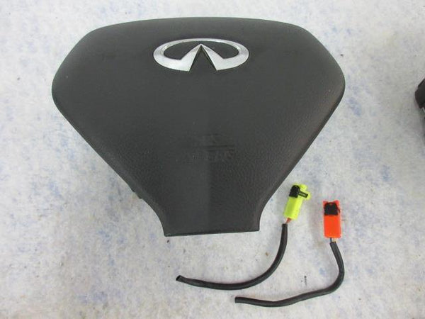 INFINITI G G37 G35 X EX35 Q50 Q40 BLACK 2010-2014 OEM left airbag STEERING WHEEL