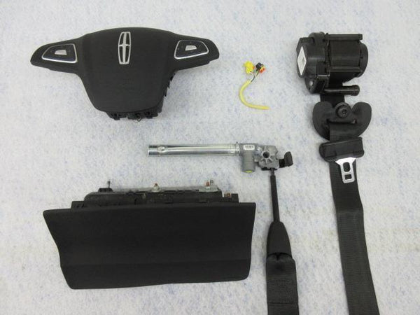 LINCOLN MKC 2015-2019 OEM Steering wheel AIRBAG DRIVER LEFT KNEE SEAT BELT BLACK