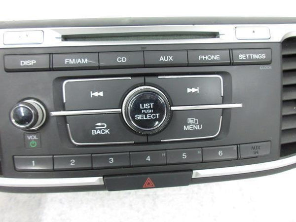 HONDA ACCORD SEDAN 2013-2014-2013 OEM RADIO RECEIVER CD AUX 39100-T2A-C120