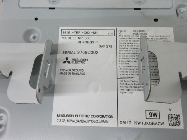 HONDA CIVIC SI SDN 2016-2017-2018 RADIO OEM SCREEN 7 NAVIGATION 39101-TBF-C62-M1