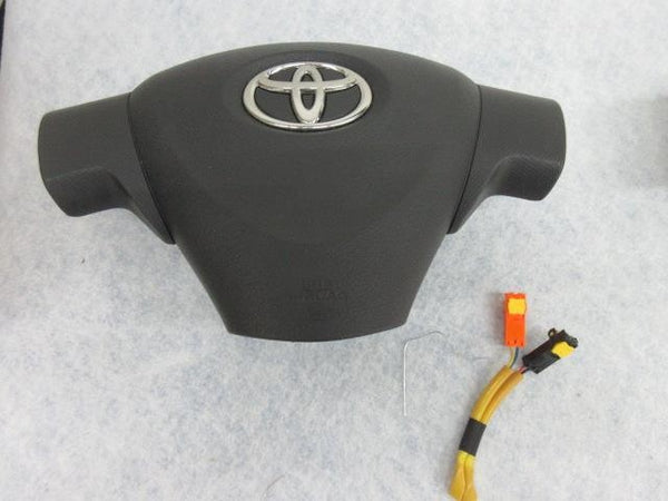 TOYOTA COROLLA S BLACK W/O RADIO O 9 - I  O  LEFT MATRIX L AIRBAG STEERING WHEEL