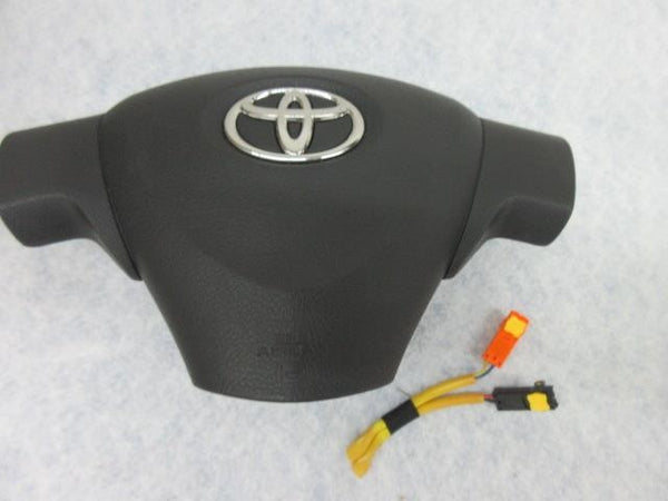 TOYOTA COROLLA S BLACK W/O RADIO O 9 - I  O  LEFT MATRIX AIRBAG L STEERING WHEEL