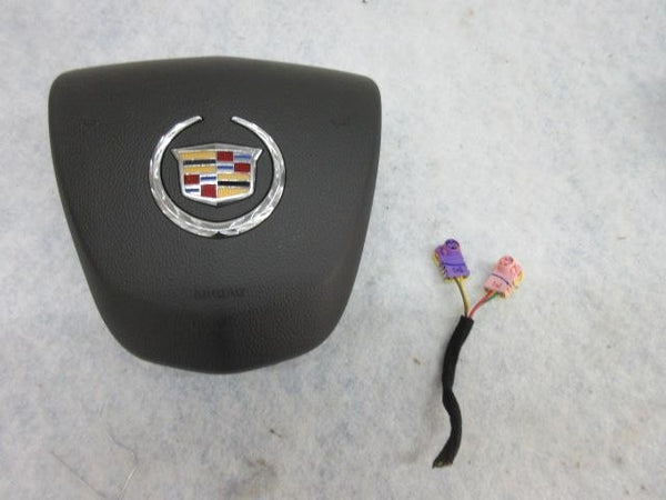 CADILLAC XTS 2018-2019-2020 OEM LEFT AIRBAG STEERING WHEEL DRIVER BLACK