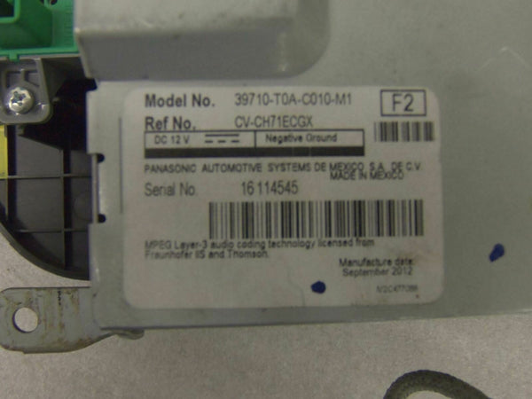 HONDA CR-V 2012-2013-2014-2015-2016 OEM RADIO DISPLAY SCREEN 39710-TOA-C010-M1