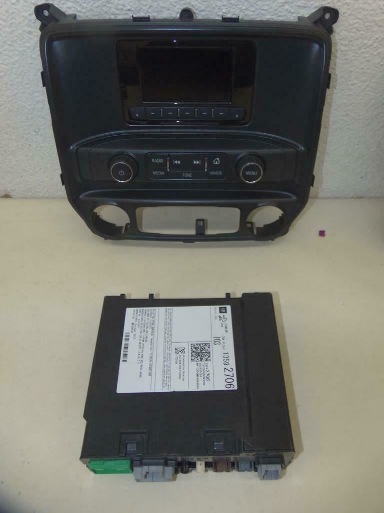 GMC SIERRA CHEVROLET SILVERADO 2014-2015 OEM RADIO SCREEN 4“ # 23168169