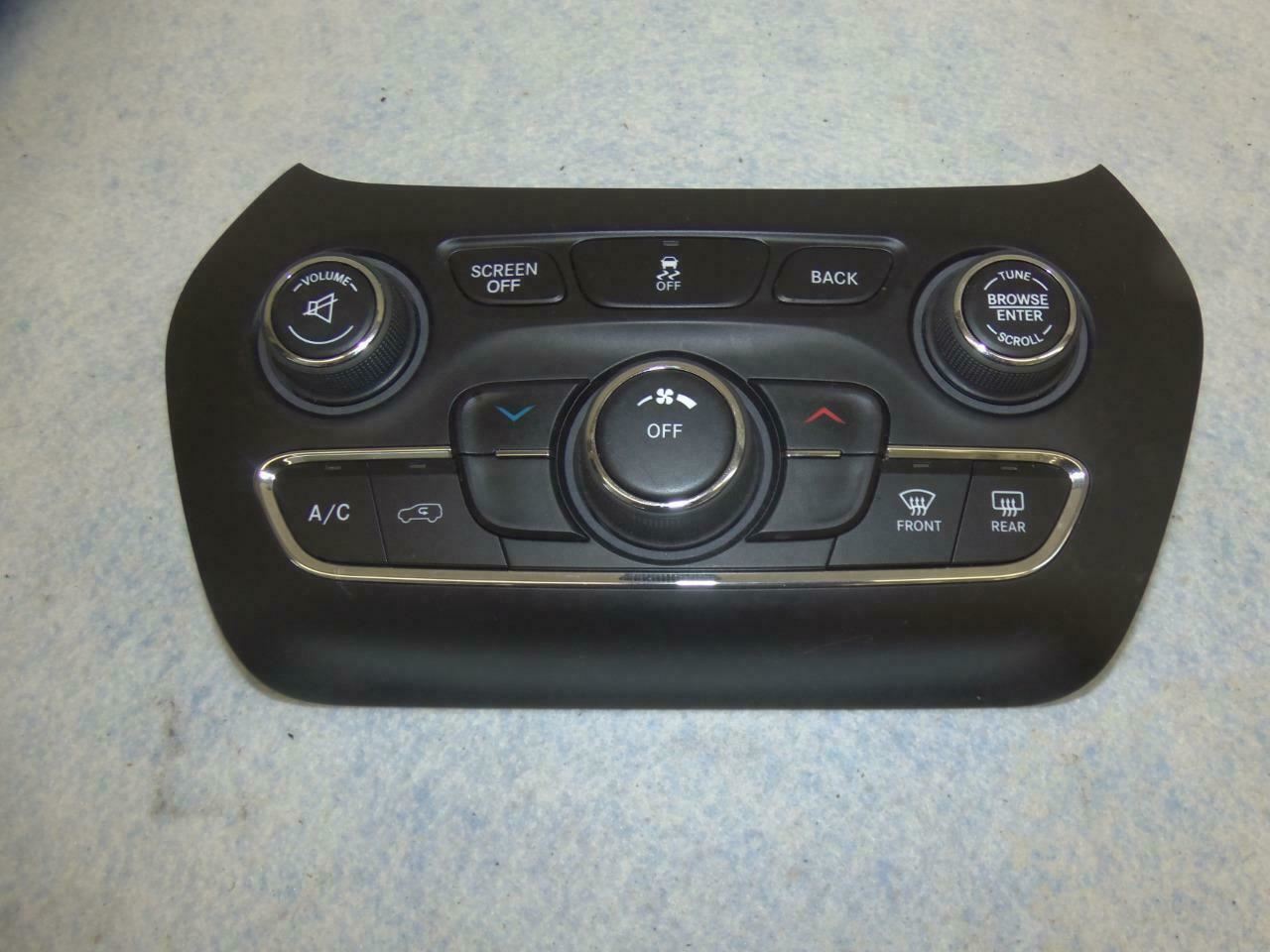 JEEP CHEROKEE 2014-2015-2016-2018 OEM CLIMATE HEATER A\C CONTROL RADIO