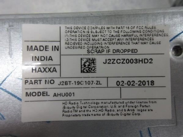 FORD ECOSPORT TITANIUM 2018-2019-2020-2021 OEM RADIO RECEIVER BIG SCREEN 8¨ APPS