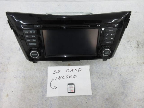 NISSAN ROGUE 2015-2016 OEM RADIO SATELLITE SD SCREEN 7 ¨ NAVIGATION # 259159TB3A