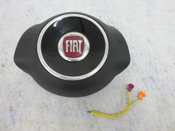 FIAT 500 2012-2013-2014-2015-2016-2017 BLACK STEERING WHEEL LEFT AIRBAG DRIVER