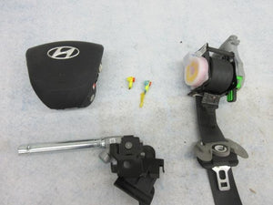 HYUNDAI ACCENT sedan 2015-2016-2017 SEAT BELT LEFT driver steering WHEEL Airbag