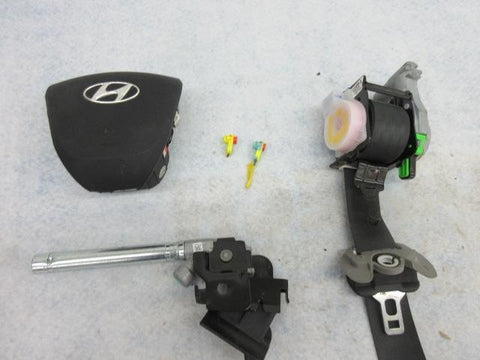 HYUNDAI ACCENT sedan 2015-2016-2017 SEAT BELT LEFT driver steering WHEEL Airbag