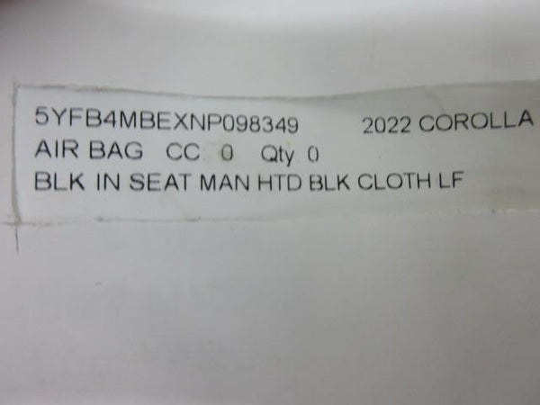 TOYOTA COROLLA 2020-2021-2022-2023-2024-2015 FRONT SEAT Airbag DRIVER SIDE LEFT