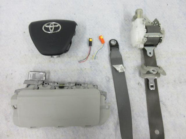 TOYOTA VENZA 2013-2014-2015-2016 OEM Airbag DRIVER STEERING WHEEL knee GRAY BELT