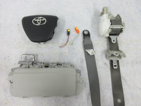TOYOTA VENZA 2013-2014-2015-2016 OEM Airbag DRIVER STEERING WHEEL knee GRAY BELT