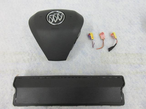 BUICK LACROSS 2017-2018-2019 BLACK DRIVER KNEE LEFT LH STEERING WHEEL  AIRBAG