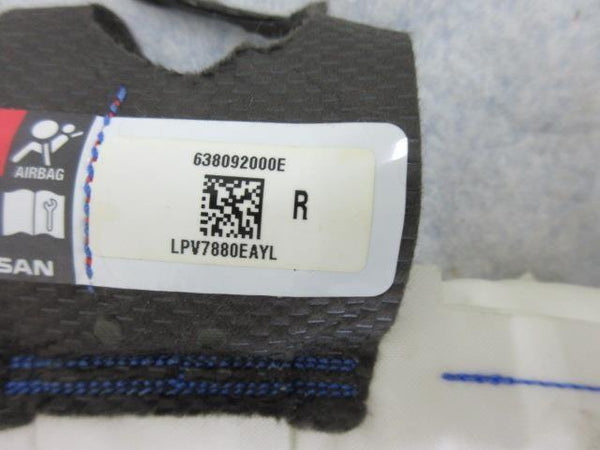 NISSAN ROGUE S SV 2016-2017-2019-2018-2020 curtain PASSENGER RH  R airbag RIGHT