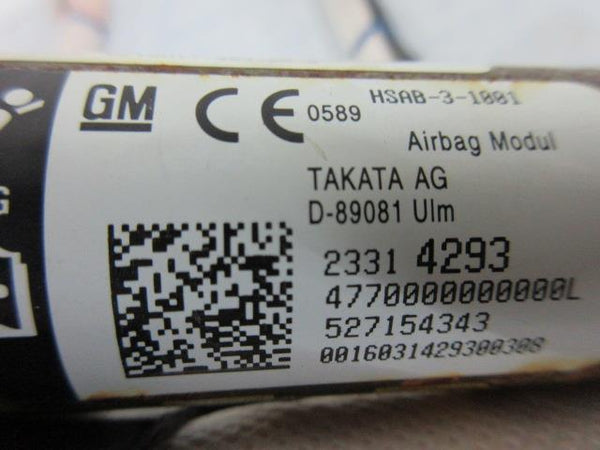 BUICK ENVISION 2019-2020 OEM CURTAIN Airbag LEFT DRIVER WITH GRAY PLUG