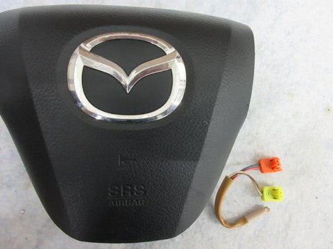 MAZDA 3  MAZDA3 2010-2011-2012-2013 CHROME LOGO 100% LEFT Airbag Steering wheel