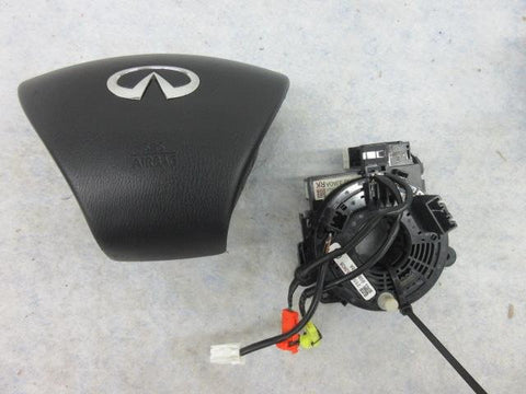 INFINITI JX35 QX60 M37 2013-2018-2019-2020 BLACK STEERING WHEEL OEM LEFT AIRBAG