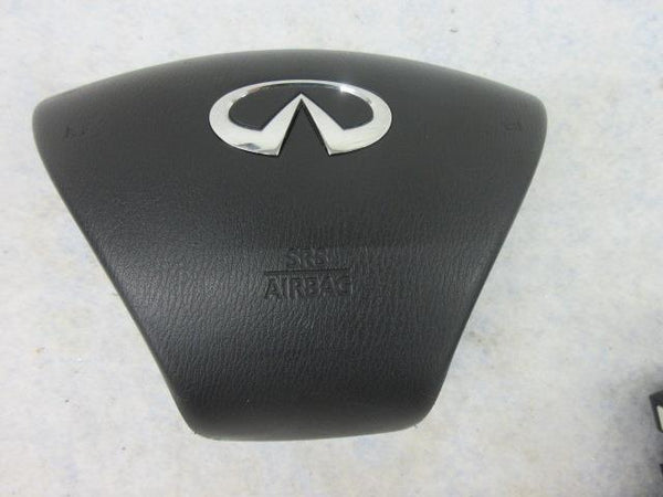 INFINITI JX35 QX60 M37 2013-2018-2019-2020 BLACK STEERING WHEEL OEM LEFT AIRBAG